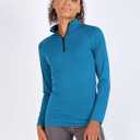 Real Essentials 2 Pack: Women's Dry-Fit Long Sleeve Quarter Zip & Full Zip Up Hoodie Workout Jacket, (Small, Quarter Zip Set 11)