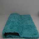 2x3 Rugs for Bedroom, Fluffy Area Rugs for Living Room, Soft Shag Kids Rug Small Carpet with 4 Non-Slip Rug Pads (Turquoise Blue, 2ft x 3ft)