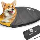 GEERTOP Lightweight Dog Sleeping Bag Portable Cozy Durable Machine Washable Pet Bed for Camping, Hiking Travel (Grey)