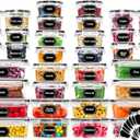 Skroam 72 piece Food Storage Containers Set with Airtight Lids (36 Containers & 36 Lids), Plastic Leak-Proof Kitchen Storage Containers for Pantry Organizers and storage - Meal Prep, Lunch Containers