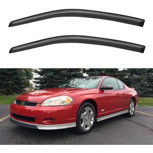 Window Visors Rain Guards Shield for 2000-2007 Chevy Monte Carlo, Out-Channel Window Vent Wind Deflectors Visors Shades for 00-07 Monte Carlo