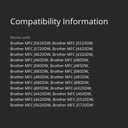 Brother Genuine High Yield Color Ink Cartridge, LC2033PKS, Replacement Color Ink Three Pack, Includes 1 Cartridge Each of Cyan, Magenta & Yellow, Page Yield Up To 550 Pages, Amazon Dash Replenishment Cartridge, LC203