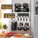 DTUQYX Magnetic Spice Rack for Refrigerator, 8 Pack Clear Plastic Front Metal Magnetic Shelves with Magnet Hooks Rack, Utensil Caddy & Adjustable Paper Towel Holder, No Drill Kitchen Storage Organizer