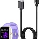 Smart Watch Charger for Jugeman 3.3Ft/100cm 2 Pin USB Portable Magnetic Charging Cable Cord for Jugeman Smart Watch
