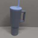 Simple Modern 40 oz Trek Tumbler with Handle and Straw Lid | Cup Holder Friendly Insulated Stainless Steel Travel Mug | Blue Dune