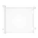 Veraste Retractable Baby Gate for Doorways and Stairs, Mesh Safety Gate for Pet, Indoor & Outdoor Use, One-Hand Operation, Easy Installation White