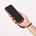 2 x Beaded Phone Wrist Strap Bamboo Beaded Phone Lanyard Coconut Shell Beads Wrist Lanyard for Smartphone Charm Wristlet (Sea Willow Gold)