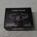 PETS IQ 2024 Automatic Bark Collar Best Effective Rechargeable Dog Training for Small 5-15lbs, Medium, Large Dogs, Vibro, Shock, IPX7 Waterproof, Anti/ No Barking (Black/ Silver)