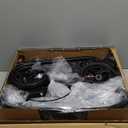 HOMLAND Foldable Rollator Walkers with Seat for Seniors, 8'' Big Wheels, 350 lb. Weight Capacity, Adjustable Handles and Seat Height, Lightweight Rolling Walker, Red