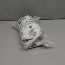 Renaiss 7x7ft Paw Prints Birthday Round Backdrop Cover Black White Bones Dog Footprints Birthday Circle Background Puppy Paw Prints Pet Themed Birthday Party Decor Pet Bday Arch Photo Booth Props