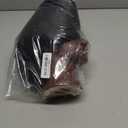 African Braiding Mannequin Head with 100% Human Hair, Cosmetology Mannequin Head with 8 Inch Afro Kinkys Curly Hair Training Manikin Doll Heads for Practice Braiding (black)