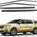 Tape-On Windows Visor Rain Guard 4-Piece for 2022+ KIA Carnival Rain Guards Shield Shade Smoke