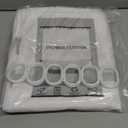 Baocicoo Sage Green Striped Shower Curtain Minimalism Style Shower Curtain Set Black and White Stripes Shower Curtain for Bathroom Waterproof Fabric Bathroom Decorations with Hooks 72x84 Inches (72W x 84H(Extra Height))