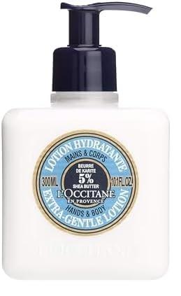L'OCCITANE La Lotion Fast Absorbing Hand & Body Cream, Shea Butter, Verbena Citrus, Intensive Nourishing & Moisturizing Treatment For Dry, Cracked Skin