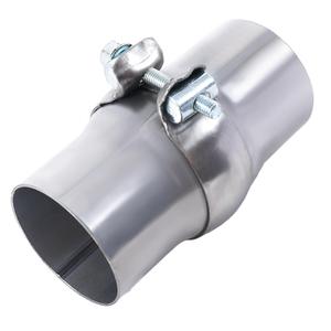 Simnliras 2.5 Inch Exhaust Ball Clamp Pipe Joint, 2.5" OD to 2.5" OD Stainless Steel Exhaust Ball Clamp Repair Kit Quick Fix Exhaust Muffler Repair Pipe Joint Kit