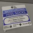 Moisturizing Socks for Cracked Heel Treatment: Socks for Cracked Heel Repair, Silicone Toeless Socks, Spa Gel Socks for Dry Cracked Feet Women, Lotion Moisture Pedicure Socks