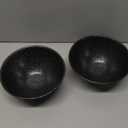 Japanese Ceramic Noodle Bowls Set of 2  8.2 Inch Black Ramen Pho Bowls, Microwave & Dishwasher Safe, Matte Finish Zen Design, Modern Tableware for Home Dining & Gifts