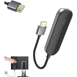 Wireless HDMI Display Adapter, 4k 1080p WiFi Streaming Device for iPhone iPad, Receiver Dongle HD Video Sync, Mirroring to TV, Protect Eyes(1PC)