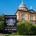 5 x 2nd Amendment 1789 Flag, 17.52x12.4 Inch USA Patriotic Skull Flag Second Amendment Sign The Right of The People to Keep and Bear Arms Shall Not Be Infringed Double Sided Garden Flag for Decoration