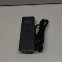 HHSOET 14 in 1 Fast Charging Recessed Power Strip, 20W Furniture Power Outlet, Flush Mount Surge Protection with 6 AC Plugs, 4 USB-A and 4 USB-C, 6ft Power Cord. (Black)