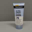 Neutrogena Ultra Sheer Dry-Touch Sunscreen Lotion SPF 70, Broad Spectrum, Water Resistant 80 Min, Oil-Free, Oxybenzone-Free, Non-Comedogenic, Matte Finish, Body Sunscreen, Travel Size 3 Fl Oz