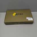 RRYIO 1920s Flapper Dresses for Women,Lace V Neck Great Gatsby Dresses Fringed Roaring 20s (Light Blue, XL)