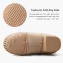 Stelle Jazz Shoes for Girls and Boys PU Leather Slip-On Jazz Dance Shoes (Toddler/Little Kid/Big Kid) (Brown)