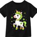 4th of July Shirts Kids Bow Patriotic Tshirt Boys Girls American Flag Bow Tee Tops (5T, 20black)