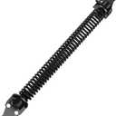 skysen 14" Fence gate Spring self Closing and Adjustable for Wooden or Vinyl Fence,Carbon Steel,Black(gate spring-14)