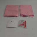 Eunzel 2 Pack Hot Yoga Towel Non Slip Yoga Mat Towel Non-Slip Sweat Absorbent Microfiber Towel for Hot Yoga, Pilates and Workout 72" x 26.5", Pink