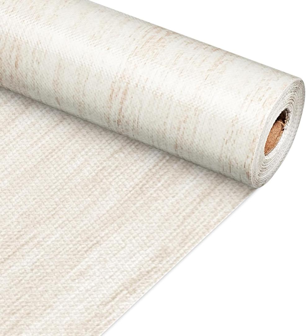 Inkspire Shiplap Bulletin Board Paper Roll,14.8FTx47IN Large Reusable Waterproof Erasable Classroom Wall Background Backdrop Paper,Fade-Resistant Fabric Wrapping School Decors Teacher Supplies