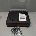 Vinyl Record Player with Speakers Vintage Turntable for Vinyls Records Belt-Driven Turn Table Support 3-Speed, Wireless Playback, Headphone, AUX-in, RCA Line LP Phonograph for Sound Enjoyment Black