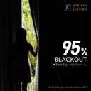 jinchan 95% Blackout Boho Curtains 72 Inch Length for Bedroom Living Room Black on Beige Geometric Printed Grommet Top Room Darkening Thermal Insulated Window Drapes 2 Panels