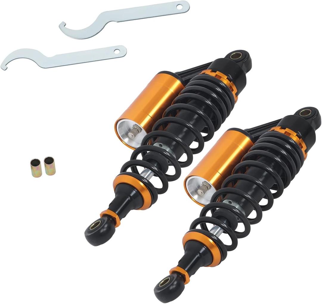 labwork Universal 12.5 Inch 320mm Rear Adjustable Suspension Air Shock Motorcycle Absorber Replacement for Honda CB750 CB1300 Replacement for Yamaha