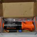 RV Macerator Pump 12V, Portable Macerator Waste Pump,12GPM Suction 3.2 feet Lift 10 feet with Garden Hose Discharge Port, Quick Release Sewage Pump with Fresh Water Rinse and Manual Crushing Function.