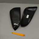 Carbon Fiber Left & Right Side Mirror Cover Cap Compatible with Toyota 4RUNNER 2013-2023, RAV4 2013-2018 SE/XLE/LTD, RAV4 HV 2016(Only for Models Without Side Camera)