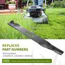Replacement 2105200317A 21" Mower Blades, Compatible with HyperTough Murray Blackmax MNA152701 MNA 152901 MNA 152903 MNA152905 Push Mower, Replace for 84005221 2105200317, Pack of 1