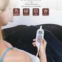 Heated Blanket,Soft Flannel Heated Throw Blanket,Fast Heating Electric Throw Blanket with 8 Heating Levels,9 Hours Auto Shut Off,Home Sleep Electric Blanket Throw, A Thoughtful Gift for Elders (50''60'')