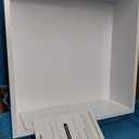 No Tile Needed Shower Niche - 12"x12" White 304 Stainless Steel Recessed Shelf,Over Mount Installation for Bathroom & Shower Wall,Waterproof
