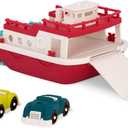 Battat- Wonder Wheels- Pool And Bath Toys For Babies, Toddlers  Floating Toy Boat For Water Play  Recyclable Materials- Ferry Boat  1 year +