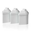 Alkanatur Filter Replacement for Pitcher (Pack of 3) - Removes Fluorides, Chlorine, Heavy Metals - Filters 400 liters of Tap Water - Replace After 3 Months - CE, ROHS, SGS Certified Water Filter