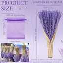 Yunlly 18 Bunches Dried Lavender Bundles 15.7 Inch Natural Dried Lavender Flowers 1440-1620 Stems Total for Wedding Decoration, Flower Arrangements DIY Crafts Photo Props Home Fragrance Gift for Her