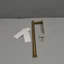 Gold Under Cabinet Paper Towel Holder - No Drill Adhesive & Wall Mount, Luxury Rust-Proof Design for Modern Kitchens