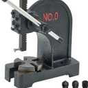 VEVOR Arbor Press, 0.5 Ton Manual Arbor Press, 4.6" Maximum Height, Cast Iron Heavy-Duty Manual Desktop Arbor Press, Precision Hand Press for Stamping, Bending, Stretching, Forming