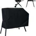 NOELIFE Grill Cover for Blackstone 22 inch Griddle with Hood and Stand, Waterproof Griddle Accessories for Blackstone 17 and 22 inch, Windproof and UV Resistant (Cover only)