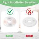 8 x 8 Pack Cat Water Fountain Replacement Filters Fit for 3L Flower Water Dispenser Automatic Pet Dog Cat Fountain Filter