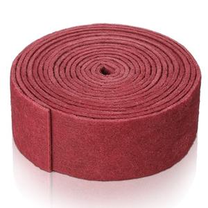 Reallnaive Maroon General Purpose Scuff Pads 4.7 Inches 30 ft Scrubbing Pad Paint Primer Prep Scratch Surface Preparation Pad for Automotive Scuffing Scouring Kitchens Bathrooms Tough Stains Clean Pack of 2