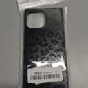 Jmltech for iPhone 16 Pro Max Case Cheeah Leopard Women Rectangle Edge Retro Vintage Protective Drop Protection Phone Cases for iPhone 16 Pro Max Black