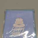 Birthday Card, Musical Pop Up Greeting Cards w Light, Blow Out Candle & Play Happy B-day Music Pop Up Card, Greeting Cards Gifts for Him or Her (Birthday Song, Presidential Blessings & Surprise)