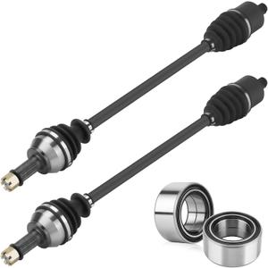 Youxmoto Front Left/Right CV Axles & Wheel Bearing Kit Fit for Polaris RZR XP 1000 / XP 4 1000 2014 2015 2016 2017 2018 2019 & 2022 2023 (Highlifter 2016 Only), 4340 Chromoly Steel Drive Half Shaft